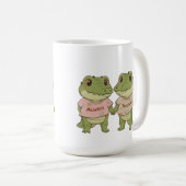 Cute Always Together Crocodile Couple Matching T-S Kaffeetasse (VorderseiteRechts)