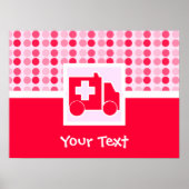 Cute Ambulance Poster (Vorne)