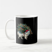 Cute American Eskimo Dog In A Christmas Tree For M Kaffeetasse (Links)