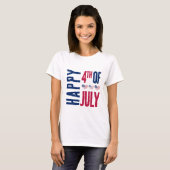 Cute American Flag 4. Juli T-Shirt (Vorne ganz)