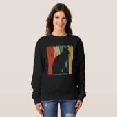 Cute American Shorthair Cat Sweatshirt (Vorne ganz)