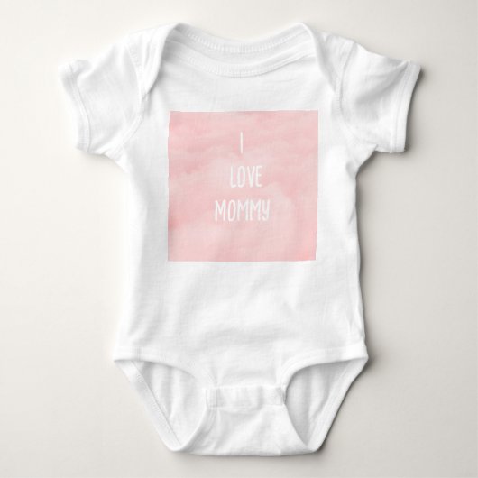 Cute and Clean Simple Design  Baby Strampler (Vorderseite)