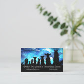 Cute and Fun House Pet and Livestock House Sitting Visitenkarte (Stehend Vorderseite)