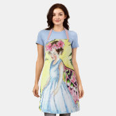 Cute and Fun Summer Fairy Apron Schürze (Getragen)