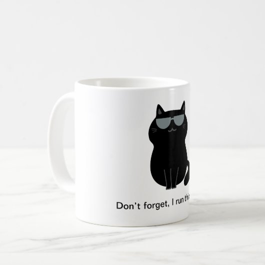 Cute and Funny Cat Kaffeetasse (Vorderseite Links)