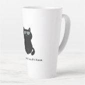 Cute and Funny Cat Milchtasse (Rechte Ecke)