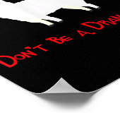 Cute And Funny Don't Be A Drama Llama  Poster (Ecke)