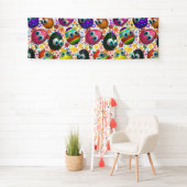 Cute and Funny Easter Eggs Cartoon Banner (Insitu)