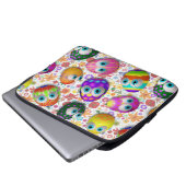 Cute and Funny Easter Eggs Cartoon Laptopschutzhülle (Vorne Knopf)