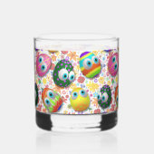 Cute and Funny Easter Eggs Cartoon Whiskyglas (Links)