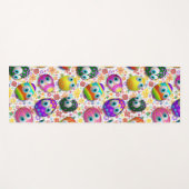Cute and Funny Easter Eggs Cartoon Yogamatte (Vorderseite (Horizontal))