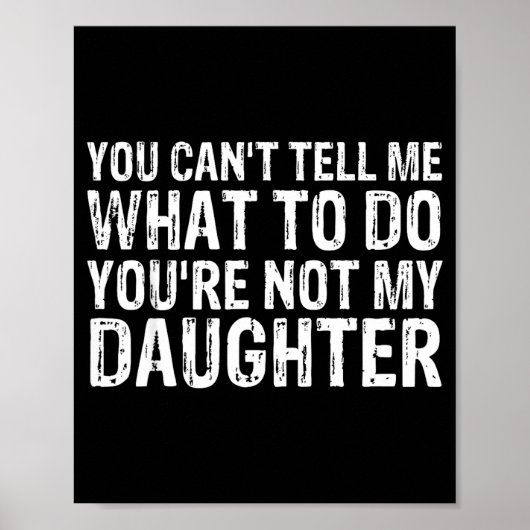 Cute And Funny Father Quote Cool Dad Design For Fa Poster (Vorne)