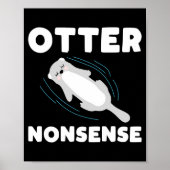 Cute And Funny Otter  Poster (Vorne)