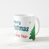 Cute and Joy Draw Litte Tree Merry Christmas Kaffeetasse (VorderseiteRechts)