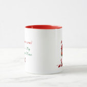 Cute and Lovely Valentine Baseball Design Tasse (Zentrum)