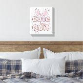 Cute and Playful Encouragement Leinwanddruck (Insitu (Schlafzimmer))