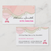 Cute and Romantic Business Card Visitenkarte (Vorne/Hinten)