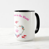 Cute and Simple Mom's Tasse (VorderseiteRechts)