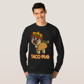 Cute And  Taco Pug  Apparel T-Shirt (Vorne ganz)