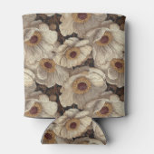 Cute Anemones Accent Winter Wedding Dosenkühler (Rückseite)