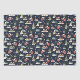 Cute angel peace on earth Christmas Seidenpapier