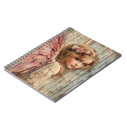 Cute Angel Spiral Notebook Notizblock (Linke Seite)