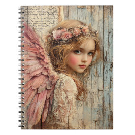 Cute Angel Spiral Notebook Notizblock