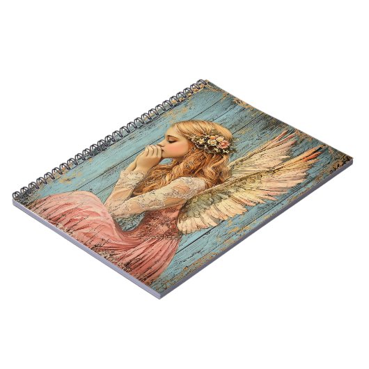 Cute Angel Spiral Notebook Notizblock (Linke Seite)