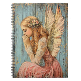 Cute Angel Spiral Notebook Notizblock