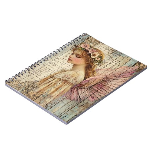 Cute Angel Spiral Notebook Notizblock (Linke Seite)
