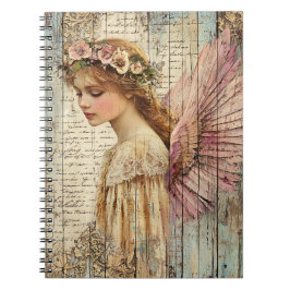 Cute Angel Spiral Notebook Notizblock