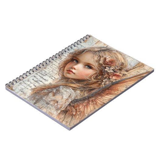 Cute Angel Spiral Notebook Notizblock (Linke Seite)
