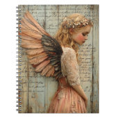Cute Angel Spiral Notebook Notizblock (Vorderseite)