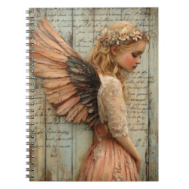 Cute Angel Spiral Notebook Notizblock