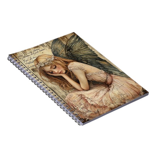 Cute Angel Spiral Notebook Notizblock (Rechte Seite)