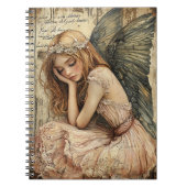 Cute Angel Spiral Notebook Notizblock (Vorderseite)