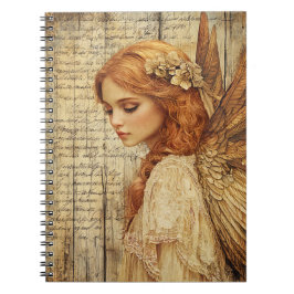 Cute Angel Spiral Notebook Notizblock