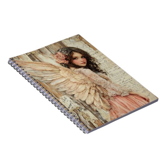 Cute Angel Spiral Notebook Notizblock (Rechte Seite)