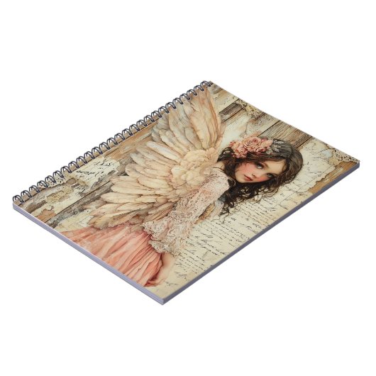 Cute Angel Spiral Notebook Notizblock (Linke Seite)