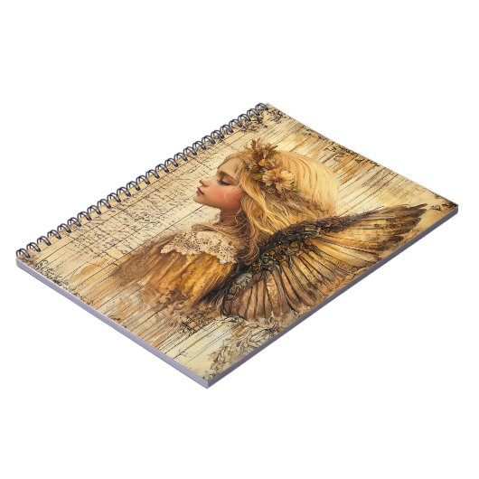 Cute Angel Spiral Notebook Notizblock (Linke Seite)