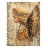 Cute Angel Spiral Notebook Notizblock (Vorderseite)