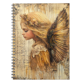 Cute Angel Spiral Notebook Notizblock