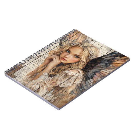 Cute Angel Spiral Notebook Notizblock (Linke Seite)