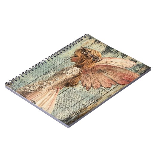 Cute Angel Spiral Notebook Notizblock (Linke Seite)