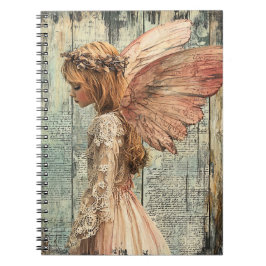 Cute Angel Spiral Notebook Notizblock