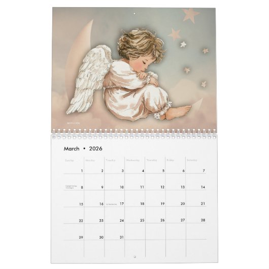 Cute Angels Kalender (Mär 2026)