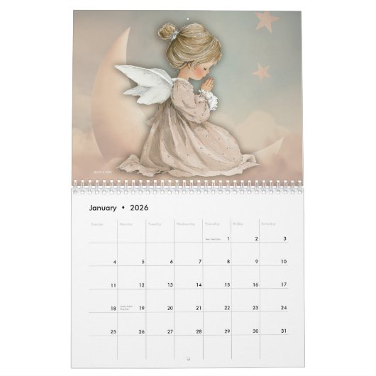 Cute Angels Kalender (Jan 2026)