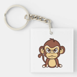 Cute Angry Baby Monkey Keychain Schlüsselanhänger