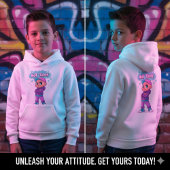 Cute Angry Kid "Not Today" Graffiti Kids T-Shirt Hoodie