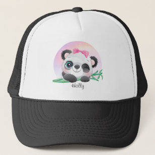 Cute Animal Friendly Panda Bamboo    Truckerkappe
